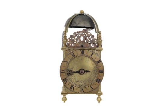 Robbart ROBBART PAGE A 17TH CENTURY ENGLISH LANTERN CLOCK WITH BALANCE WHEEL ...