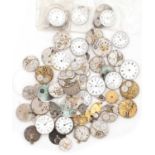 A COLLECTION OF AMERICAN WATCH MOVEMENTS AND PARTS