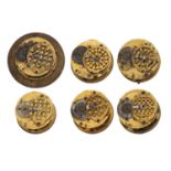 A COLLECTION OF SIX FRENCH VERGE POCKET WATCH MOVEMENTS