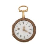 ROMILLY, A PARIS. A 15CT GOLD MINIATURE OPEN FACED POCKET WATCH