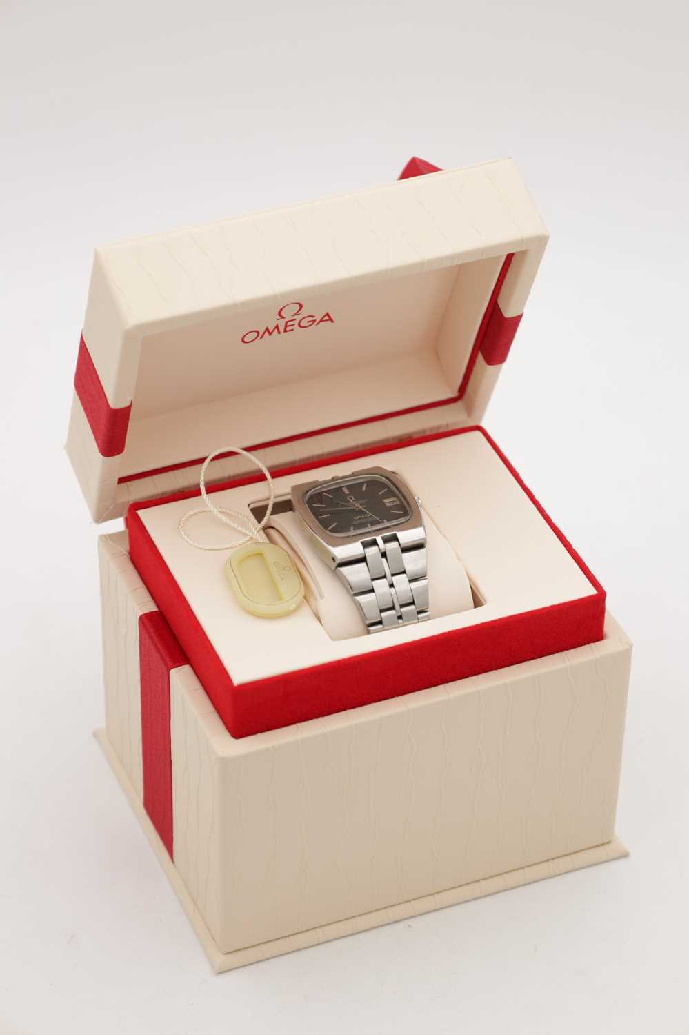 A 1970S STAINLESS STEEL OMEGA CONSTELLATION AUTOMATIC CHRONOMETER WRIST WATCH - Image 6 of 10