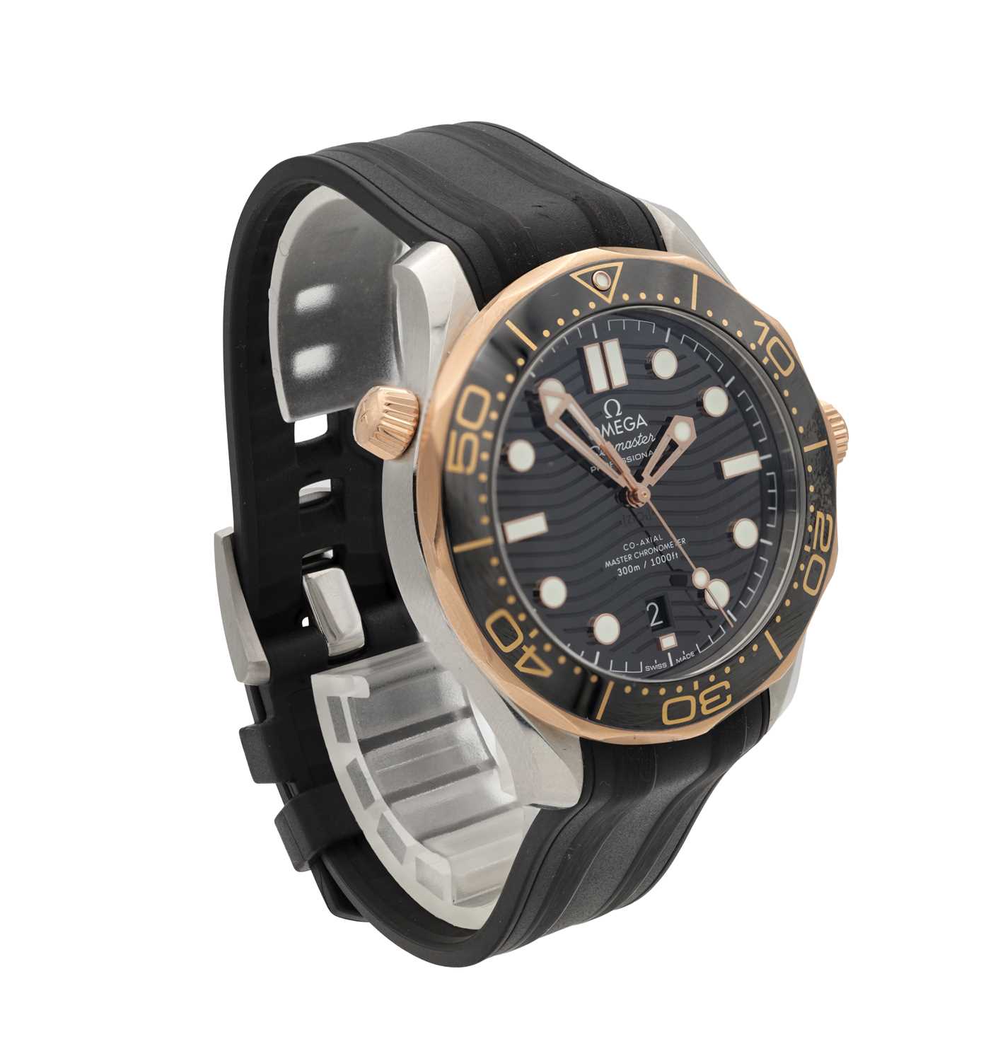 A GENTLEMAN'S STEEL AND SEDNA GOLD OMEGA SEAMASTER DIVER 300 WRIST WATCH - Image 2 of 10