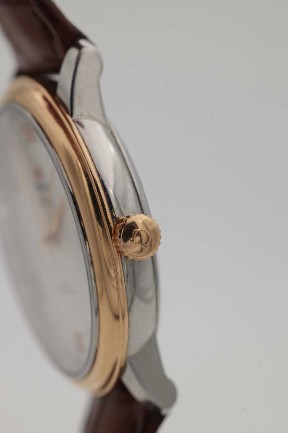 A GENTLEMAN'S STEEL AND GOLD OMEGA DE VILLE PRESTIGE CO-AXIAL CHRONOMETER WRIST WATCH - Image 6 of 6