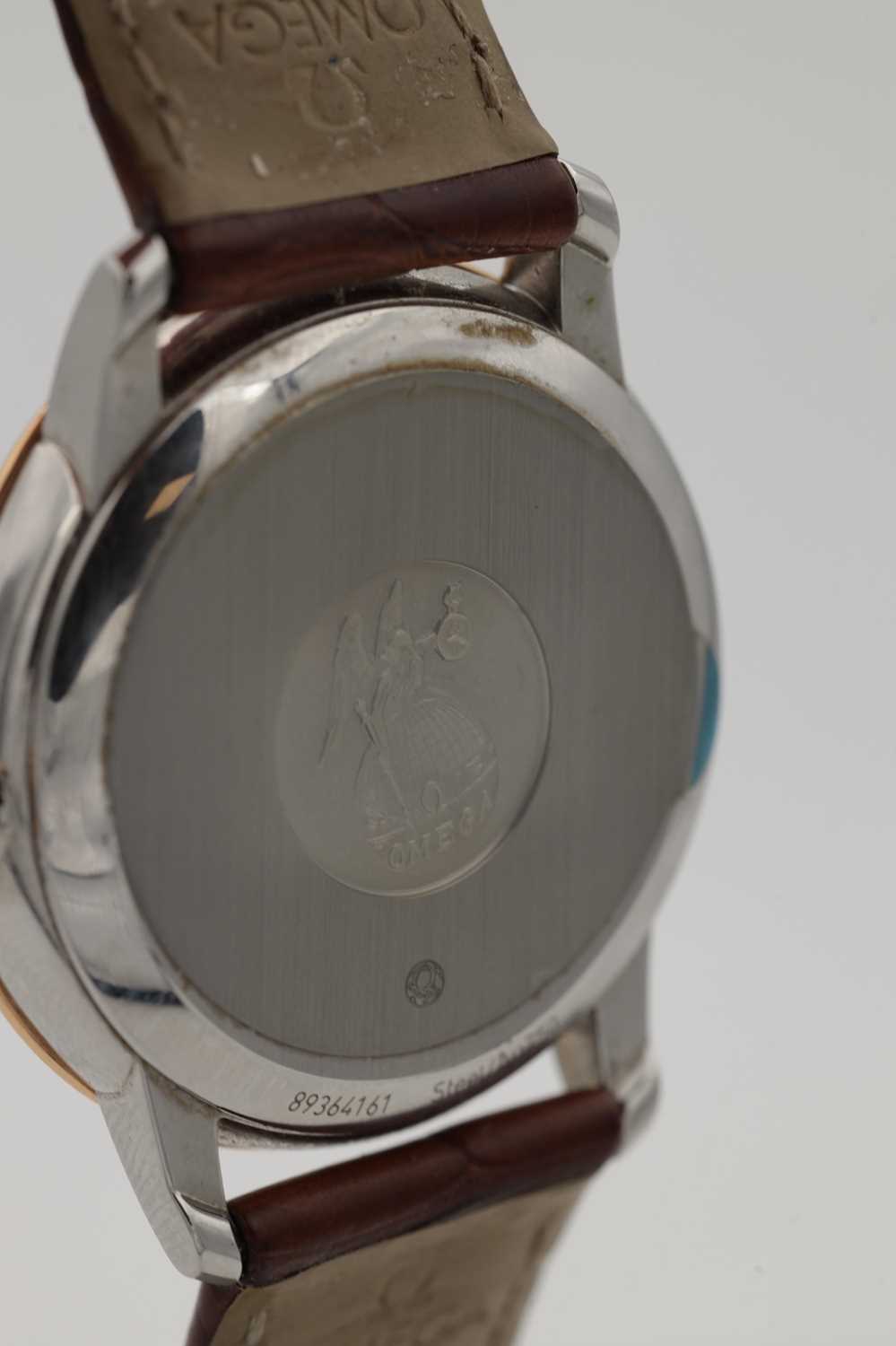 A GENTLEMAN'S STEEL AND GOLD OMEGA DE VILLE PRESTIGE CO-AXIAL CHRONOMETER WRIST WATCH - Image 5 of 6