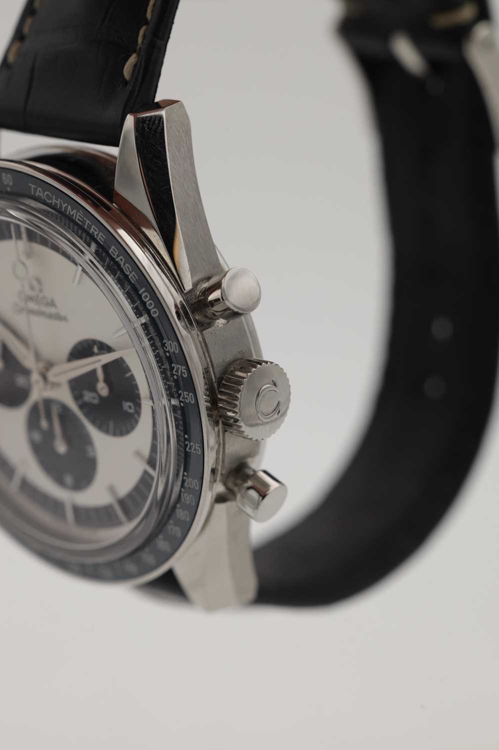 A GENTLEMAN'S OMEGA SPEEDMASTER CK2998 LIMITED EDITION STAINLESS STEEL CHRONOGRAPH WRISTWATCH - Image 10 of 11