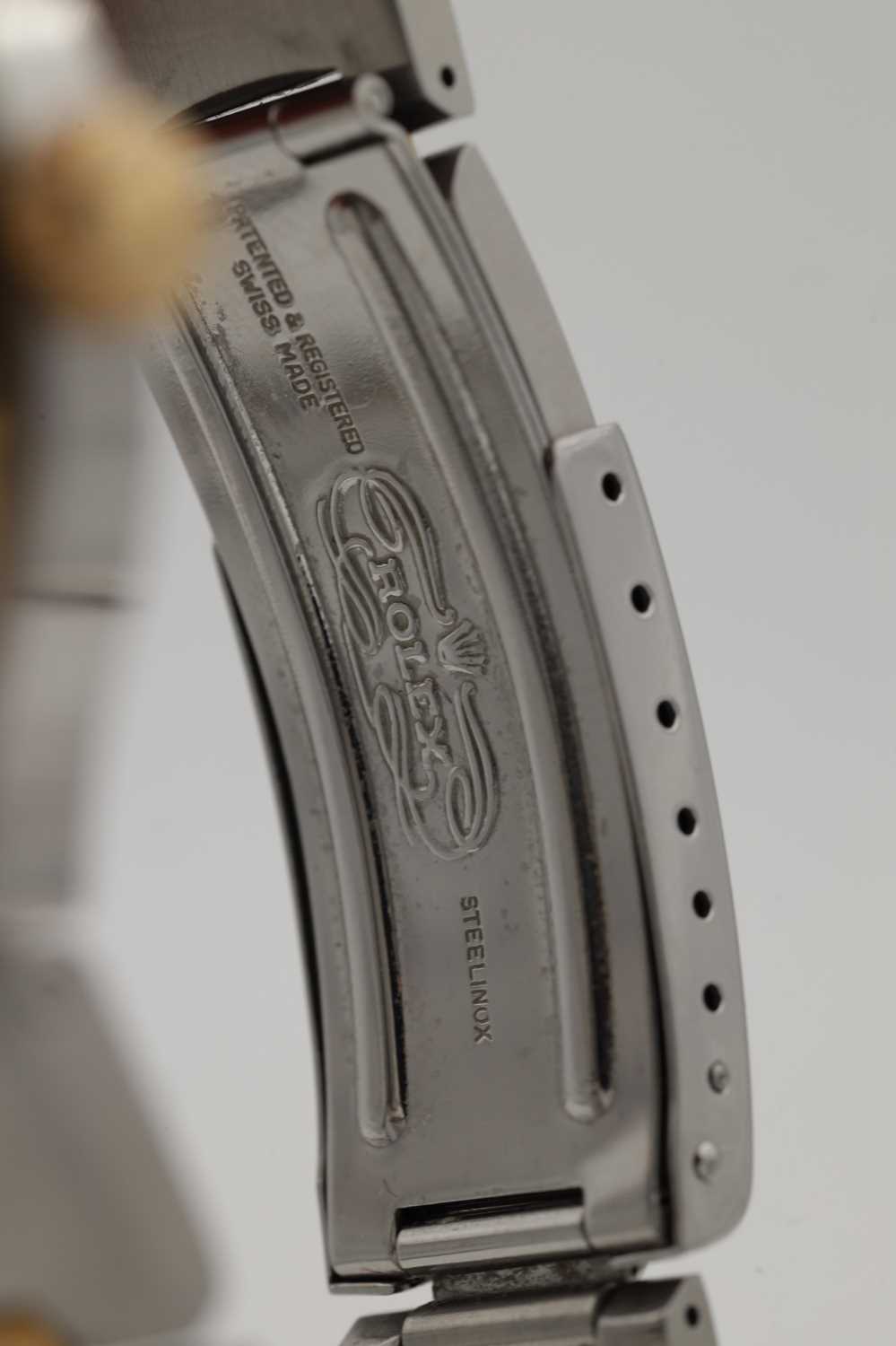 A GENTLEMAN'S STEEL AND GOLD PLATED TUDOR PRINCE OYSTERDATE WRIST WATCH - Image 6 of 9