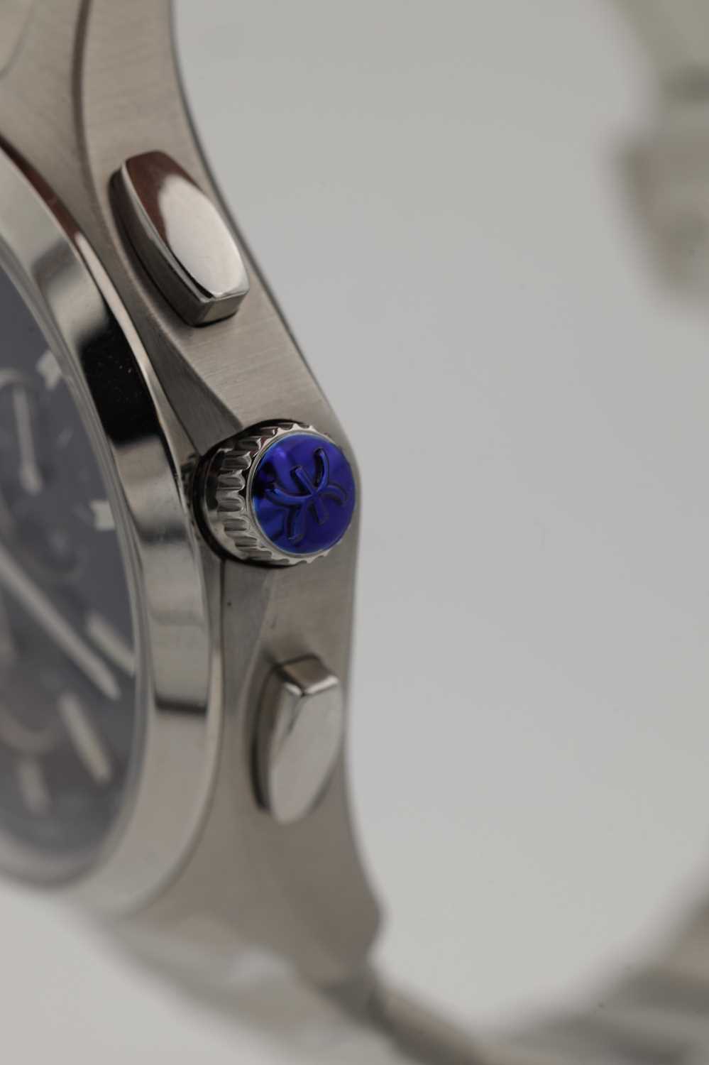 A GENTLEMAN'S STAINLESS STEEL EBEL WAVE CHRONOGRAPH WRIST WATCH - Image 11 of 11