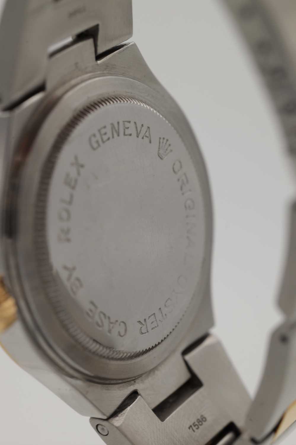 A GENTLEMAN'S STEEL AND GOLD PLATED TUDOR PRINCE OYSTERDATE WRIST WATCH - Image 8 of 9