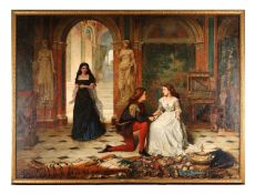 GEORGE GOODWIN KILBURN (1839-1924) A LARGE 19TH CENTURY OIL ON CANVAS