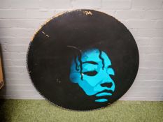 Asboluv aka Boo Dendy (Ipswich Graffiti Street artist) 'Afro Girl Afro Punk created for Afro