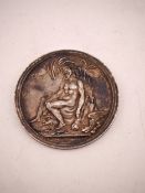 Rare German Industrial medallion 'Rest rewards the diligent alone' by Daniel Freidrich Loos 36mm