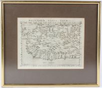 MAURITANIA NUOVA TAVOLA Map of North and West Africa 20 x 26cm