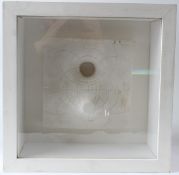 SIR EDUARDO PAOLOZZI (1924-2005) Model plaster relief in glazed case overall 34 x 34cm