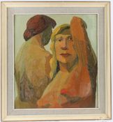 PAUL BENEDICT BRAND (1916-2008) 'Sappho' oil on board 57 x 51cm