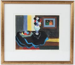 ITZCHAK TARKAY (1935-2012) 'Still Life' colour print A/P signed in pencil 22 x 27cm