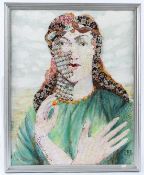 PAUL BENEDICT BRAND (1916-2008) 'Bloedewodd' mixed media on board signed with initials 50 x 40cm