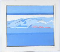 PIERS OTTEY (b.1955) 'Blue Ribbons' oil on board inscribed verso 56 x 66.5cm