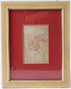 SIMONE CANTARINI (1612-1648) Madonna and chalk red chalk Paul Michels Düsseldorf gallery label 12