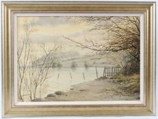 S G ANDERSON Pond in Autumn sunlight oil on canvas signed and dated 1967 35.5 x 51cm