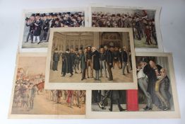 VANITY FAIR AND TATLER PRINTS Collection of political and horse racing subjects various sizes,