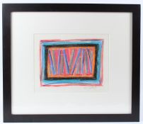 TERRY FROST (1915-2003) Untitled Abstract coloured crayons signed 27.5 x 35cm