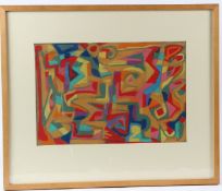 GABRIEL WEISSMANN (1944-1997) 'Everybody Razzle Dazzle' oil pastel signed and dated 1988 inscribed