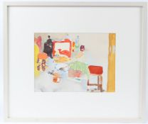 DANNY MARKEY (1965) Objects on a table watercolour 22 x 30cm