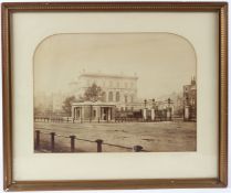 19TH CENTURY PHOTOGRAPH Dorchester House 26 x 35cm