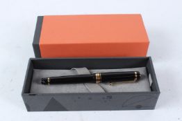 A PILOT CUSTOM 845 URUSHI FOUNTAIN PEN, with 18ct gold nib and box.
