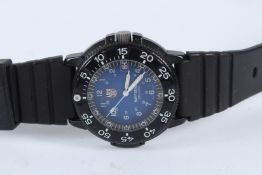 A LUMINOX NAVY SEALS GENTLEMAN'S WRISTWATCH, with case and paperwork.