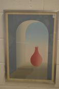 King, 'Pink vase' colour print, artist proof, signed.