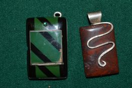 Two pendants.