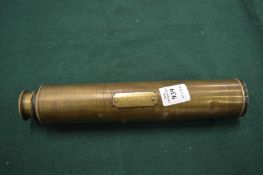 Early brass telescope.