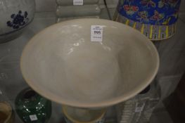A Chinese pale celadon glazed porcelain bowl.