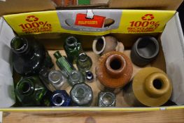 Old bottles and jars.