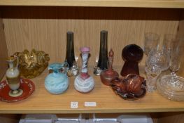 Decorative glassware.