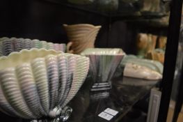 A good collection of Sylvac vases, flower pots, dishes etc.