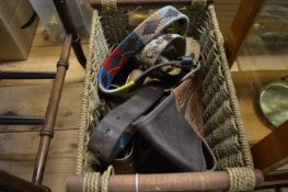 Vintage and designer belts.