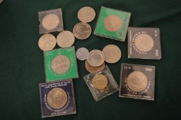 Various coins.