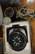 Nautical items to include a compass.