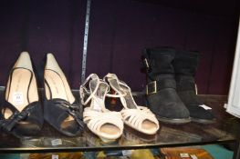 Two pairs of designer shoes by Ralph Lauren and Alessandro Oteri together with a pair of Jimmy