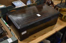 A 19th century music box playing on eight airs.