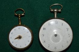 Two pocket watches.