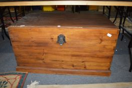 A hardwood trunk.