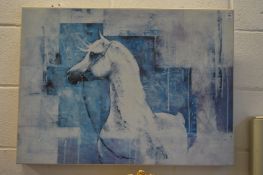 Studies of horses, colour prints on board.