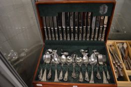 Kings pattern canteen of cutlery.