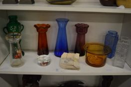 Decorative glassware.