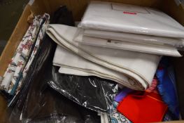 A quantity of textiles.