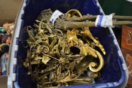 Ormolu and gilt metal fittings.