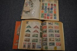 Various stamp albums.